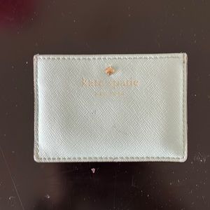Light blue elegant card holder